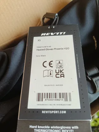 Guantes Rev'it! Phoenix H2O Talla XS