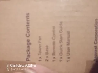 Ventilador Levoit Torre Negro con Mando