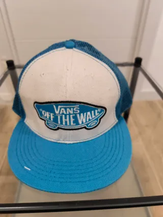 Gorra Vans Off The Wall Azul y Blanca