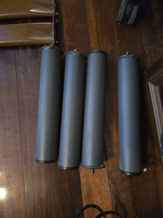 Somier metálico con láminas gruesas de madera