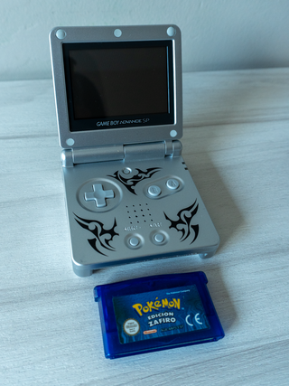 Game Boy Advance SP Tribal Plata