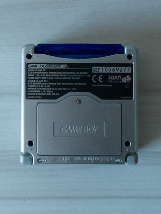Game Boy Advance SP Tribal Plata