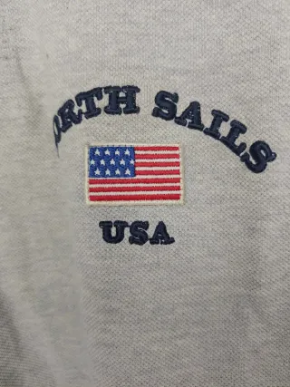 Polo North Sails Uomo L Grigio Cotone