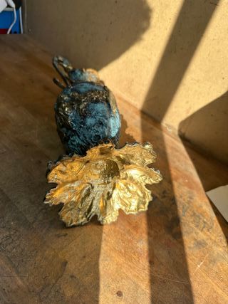 Jarrón Bronce Estilo Antiguo Decorativo