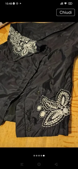 Giacchino nero con decoro