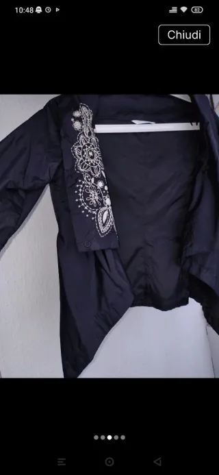 Giacchino nero con decoro