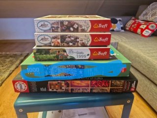 Lote de 5 Puzzles
