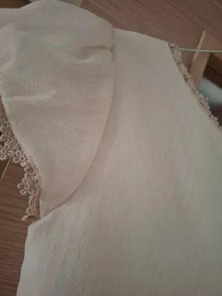 Traje de Comunión Blanco con Flores