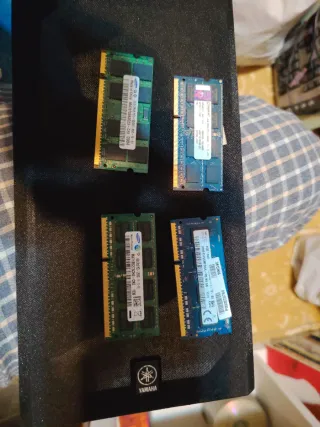 4 Tarjetas Memoria RAM Portátil DDR3 DDR2