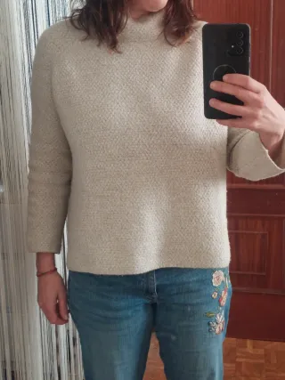 Jersey Mango Beige con lana