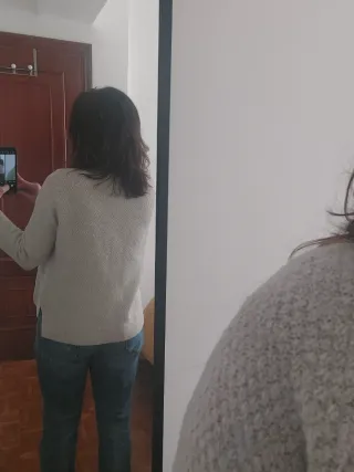 Jersey Mango Beige con lana