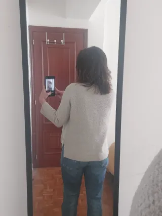 Jersey Mango Beige con lana