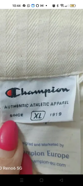 Pantaloni cargo bianchi donna