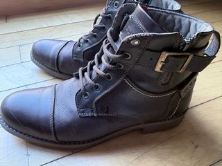 Botas de piel marrón poco uso