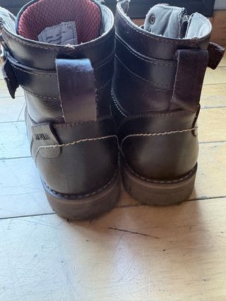 Botas de piel marrón poco uso