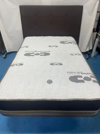 Base tapizada + Colchón 120x190