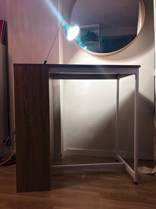 Mesa alta bar/cafetera madera y metal