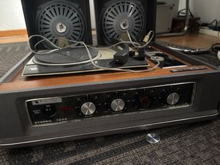 Tocadiscos Vintage Portátil Radio Estilo Maleta