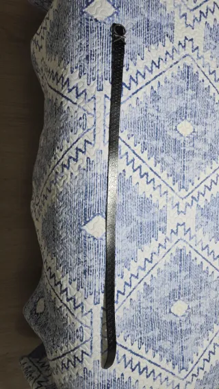 Cinturón Calvin Klein CK Negro de piel.