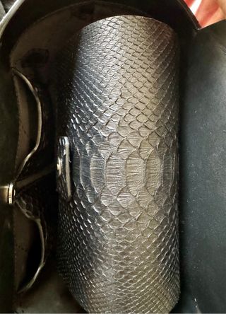 Bolso Dsquared2 Negro piel efecto serpiente