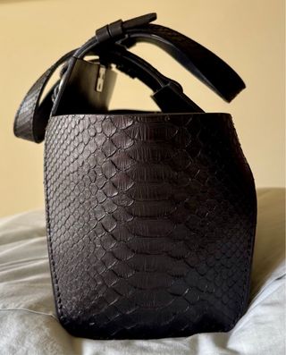 Bolso Dsquared2 Negro piel efecto serpiente