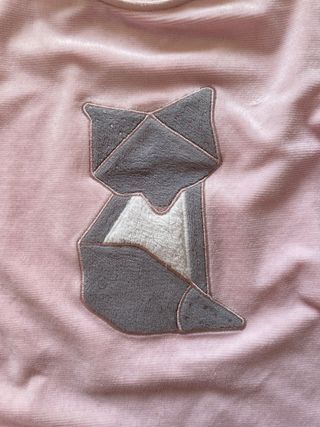 Pijama niña rosa zorro