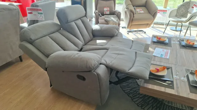 SOFÁ 2 PLAZAS RECLINABLE MANUAL  NUEVO