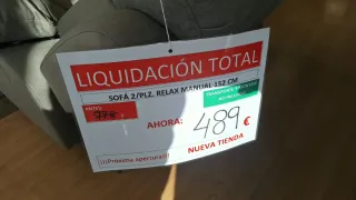 SOFÁ 2 PLAZAS RECLINABLE MANUAL NUEVO