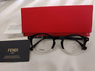 Gafas Fendi Negras y Blancas