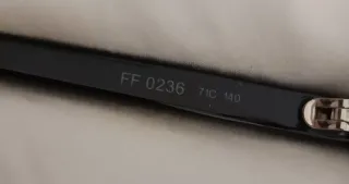 Gafas Fendi Negras y Blancas