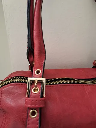 Borsetta a bauletto rossa