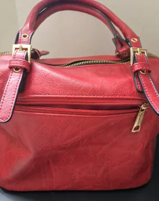 Borsetta a bauletto rossa