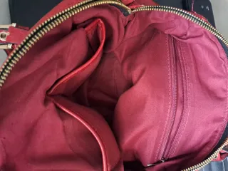 Borsetta a bauletto rossa