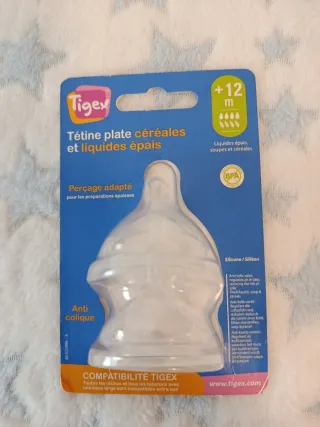 Tetina Tigex Cereal Líquidos Espesos +12m