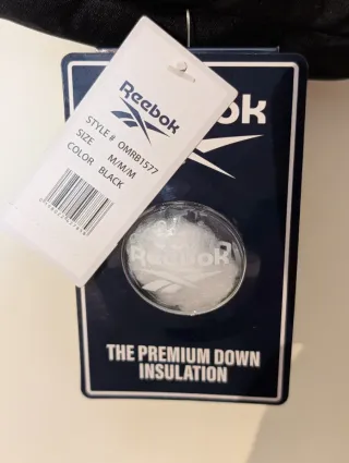 Abrigo Reebok Negro Talla M