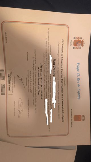 Entrenador personal con titulación. *ECONÓMICO*