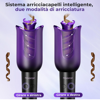 Arricciacapelli Automatico Moerae Viola/Nero