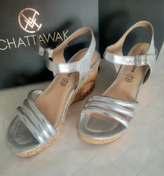 Sandalias Mujer Plataforma T-41