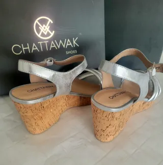 Sandalias Mujer Plataforma T-41