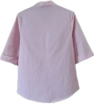 Blusa rayas rosa manga 3/4