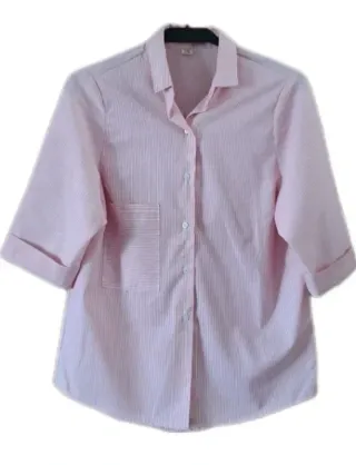 Blusa rayas rosa manga 3/4