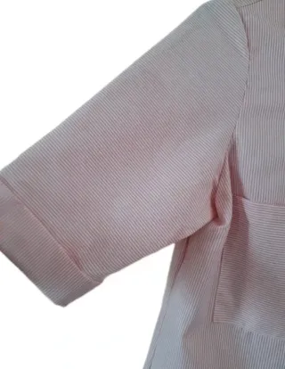 Blusa rayas rosa manga 3/4