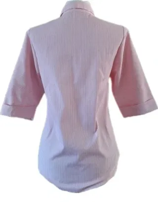 Blusa rayas rosa manga 3/4