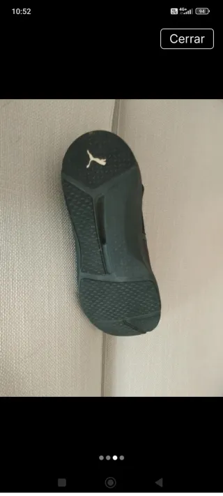 Zapatillas Puma Mujer Negras y Verdes