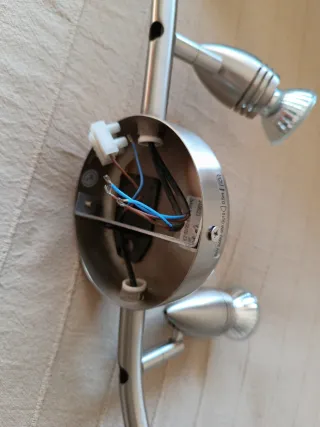 Aplique de techo con 3 focos