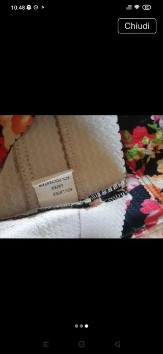 Vestito bandage floreale elasticizzato