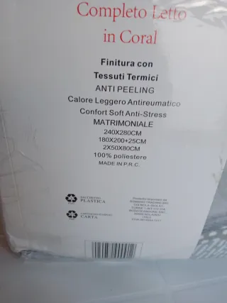 Lenzuola matrimoniali coral grigie