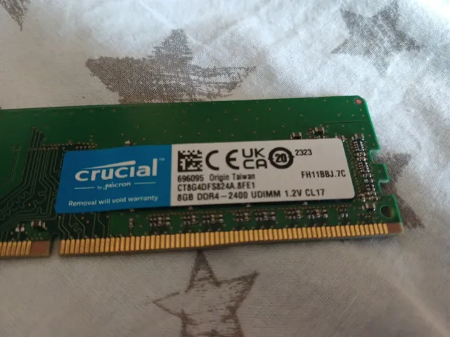 Crucial 8GB DDR4 2400MHz Módulo de Memoria RAM