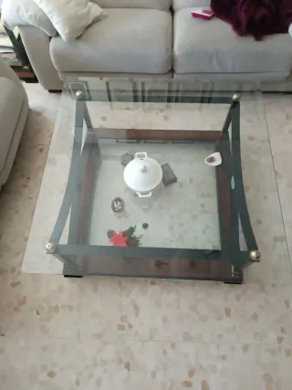 Mesa de centro baja grande salón