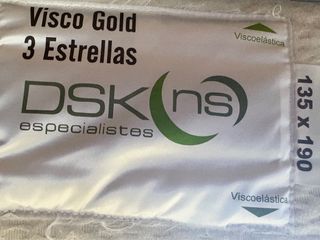 Colchón y base cama 135x190